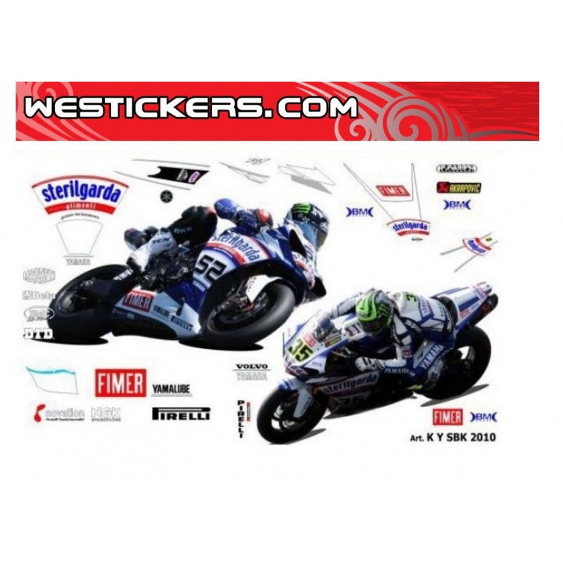 SBK BMW Motorrad Motorsport sticker set