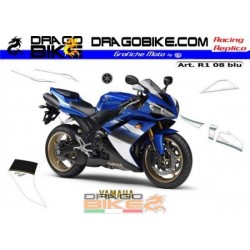 Kit Adesivo Yamaha R1 2008 Blu