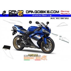 Kit Adhesivo Yamaha R1 2008 Azul