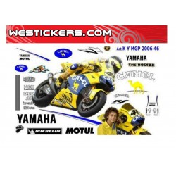Kit Adesivi Yamaha MotoGP Camel Valentino Rossi 2006
