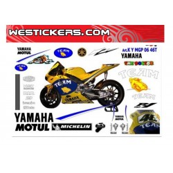 Stickers Kit Yamaha MotoGP Camel Valentino Rossi no smoke 2006