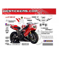 Motorcycles Decals Yamaha SBK Haga/Pitt 2006