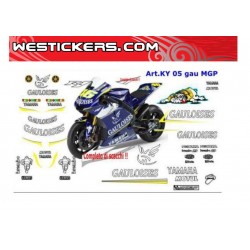 Motorcycles Stickers Kit Yamaha MotoGP Valentino 2005