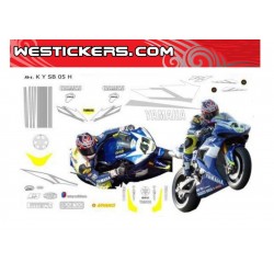 Stickers Kit Yamaha Yamaha SBK Haga  2005