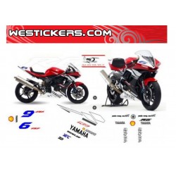 Caja Adhesivas Motos Yamaha R6 2003 Sport