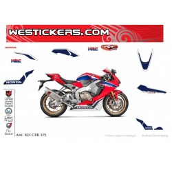 Motorbike Stickers Kit Originale Replica Honda CBR 1000 RR 2017 SP1