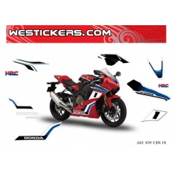 Adhesivos Moto Honda WeDesign per CBR 1000 2017 -2018