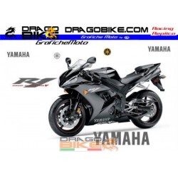 Stickers kit Yamaha R1 2005 nera