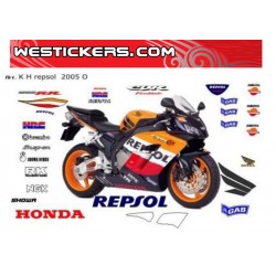 Kit Adhesivo Original  Honda CBR 1000 RR Repsol Limited 05