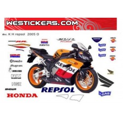 Stickers Kit Original Honda CBR 1000 RR Repsol Limited 05