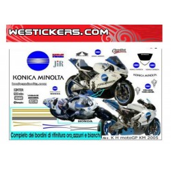 Набор Наклеек Honda Konica Minolta MotoGP 2005