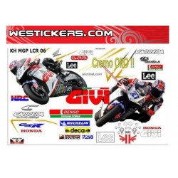 Sticker kits Race Replica Stoner Honda LCR 2006