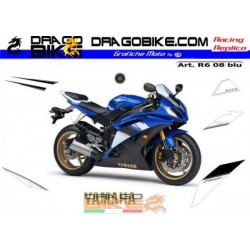 Kit Adhesivo Yamaha R6 2008 Azul
