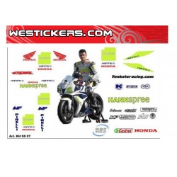 Decals Kit Honda SS TenKate 2007