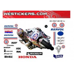 Stickers Kit Honda MotoGP Repsol VR M 2008