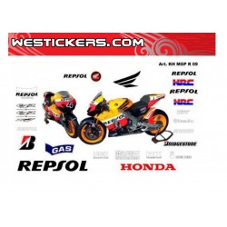 Adhesivos Moto Honda MotoGP REPSOL 2009