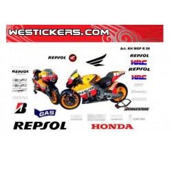 Motorbike Stickers Kit Honda MotoGP REPSOL 2009