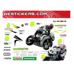 Adhesivos Moto Honda SBK TenKate 2009