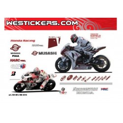 Motorbike Stickers Kit Honda Harc Pro 2010