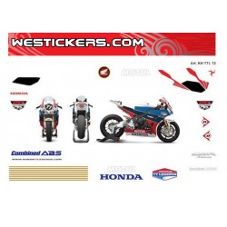 Kit Adesivo Moto Honda TT-Legends 2012