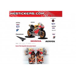 Набор Наклеек Honda MotoGP REPSOL 2013