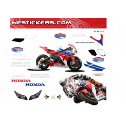 Kit Adesivo Moto Honda TT-Legends 2013
