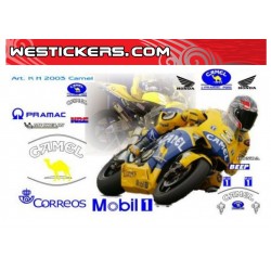 Graphics Decal Honda MotoGP Camel Pons team 2003