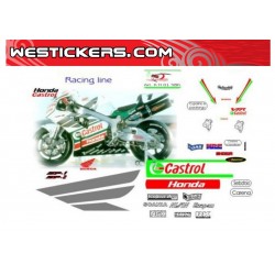 Kit Honda SP-W SBK 2001 Castrol team ala Grigia