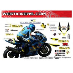 Motorcycles Graphics Race Replica Suzuki Ritzla+ SBK UK 2003