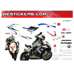 Adhesivos Moto Suzuki SBK 2011