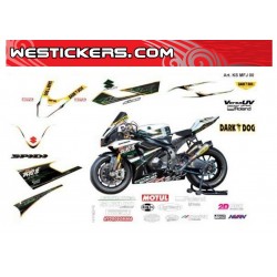 Motorbike Stickers Kit Suzuki SBK KS MFJ 00