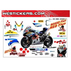 Stickers Kit Suzuki SBK 2008 F