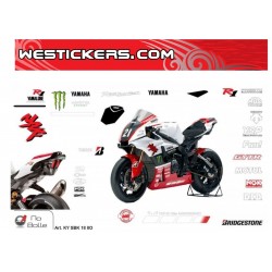 Motorbike Stickers Yamaha SBK 2018 Suzuka 8 Ore Endurance